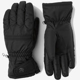 Primaloft Leather Female 5-finger handsker - sort