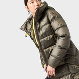 Leah Hooded Down Coat - Women - Olive Grey