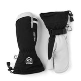 Army Leather Heli 3-finger Skihandsker - Unisex - Black