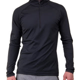 Men's Feel Half Zip Midlayer - Herre - Black/Dark Dusk