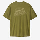 Men's Capilene Cool Daily Graphic T-Shirt - Lands - Graze Green