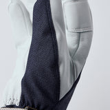 Army Leather Patrol Gauntlet 5-finger Skihandsker - Unisex - Navy