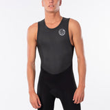 Men's Dawn Patrol Short John Back Zip 1,5mm Våddragt | Herre | Black