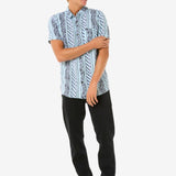Fun Times Short Sleeve Shirt - Herre - Light Aqua