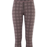 Women's Rose Light Capri 3/4 100% Merino Skiunderbukser - Dame - Taupe