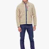 Men's Retro Pile Fleece Jakke | Herre | El Cap Khaki