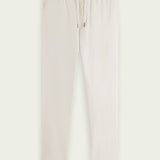 Men's Warren Straight Leg Hørbukser - Herre - White