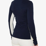 Women's Baselayer Half-zip merinouldtrøje - Dame - Navy