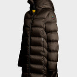 Marion Hooded Down Jacket - Women - Earth Brown