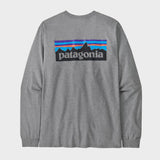 Long Sleeved P-6 Logo Responsibili-Tee - Mens - Gravel Heather