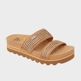 Cushion Vista Hi - Sandaler til damer - Chocolate Raffia
