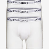 Men's 3-Pak Bambus Base Boxershorts - Herre - White