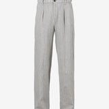 Deleste Striped Trousers - Dame - Iron Blue/Chalk