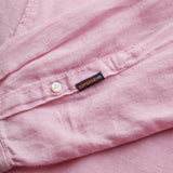 Vacation L/S Linen Shirt - Men - Coastal Pink