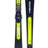 Shape e-V8 SW ski m. PRW 11 bindinger - Dark Blue/Yellow - 2023/24