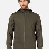 Midlayer m/hætte - Mænd - Olive Shadow
