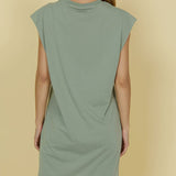 Women's Sleveless T-shirt Kjole - Dame - Seagrass