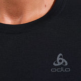 Men's Natural Merinould 200g/m2 Crew Neck Skiundertrøje - Herre - Black