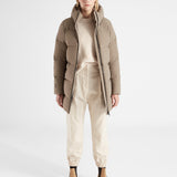 Women's Thundra Parka Dunfrakke - Dame - Dark Sand