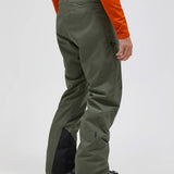 Men's Maroon Insulated 2L Skibukser - Herre - Blue Shadow