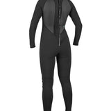 Women's Reactor II 3/2mm Back Zip Full våddragt | Damer | Black/Black