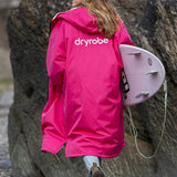 Advance Long Sleeve Surf Poncho - Voksne - Pink/Light Grey