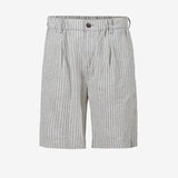 Davida Striped Bermudas - Dame - Iron Blue/Chalk