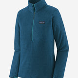 Women's R1 Air Zip Neck Midlayer - Dame - Lagom Blue