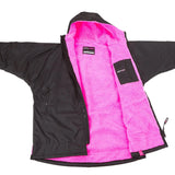 Kid's Advance Long Sleeve Surf Poncho | Børn | Black/Pink