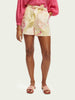 Women's High-Rise Mid-Length Shorts - Dame - Vondelfield Blossom