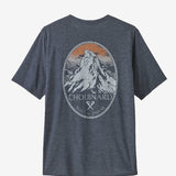 Men's Capilene Cool Daily Graphic T-Shirt - Lands - Smolder Blue