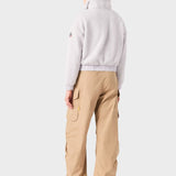Sori Full Zip Sweat - Women - Pearl Grey
