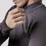 Men's Energy Accumulator 4.0 Midlayer - Herre - Charcoal/Yellow