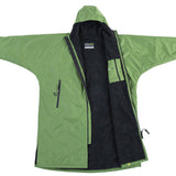Advance Long Sleeve Surf Poncho - Voksne - Forest Green/Black