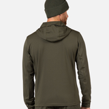 Midlayer m/hætte - Mænd - Olive Shadow