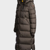 Panda Hooded Down Coat - Women - Earth Brown