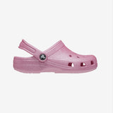 Toddler Classic Glitter Clog - Pink Tweed Glitter