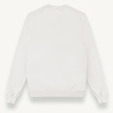 Men's Sweater m. Rund Hals - Herre - White