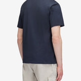 Plain T-shirt With Archive Logo - Herrer - Navy
