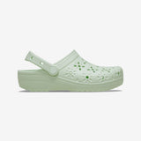 Classic Floral Cut-Out Clog - Unisex - Jade Tint