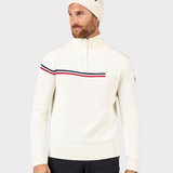 Odysseus Halfzip Merino Strik - Mænd - Nature White