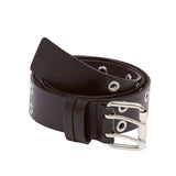 RIVET LÆDER BÆLTE | SILVER