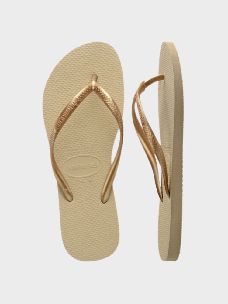 Slim Klipklapper - Dame - SandGrey/L.Gold - Gumpel & Co