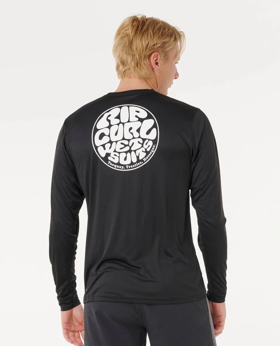 Rip Curl Icons Of Surflite UPF L/S UV trøjer - Herre - Black