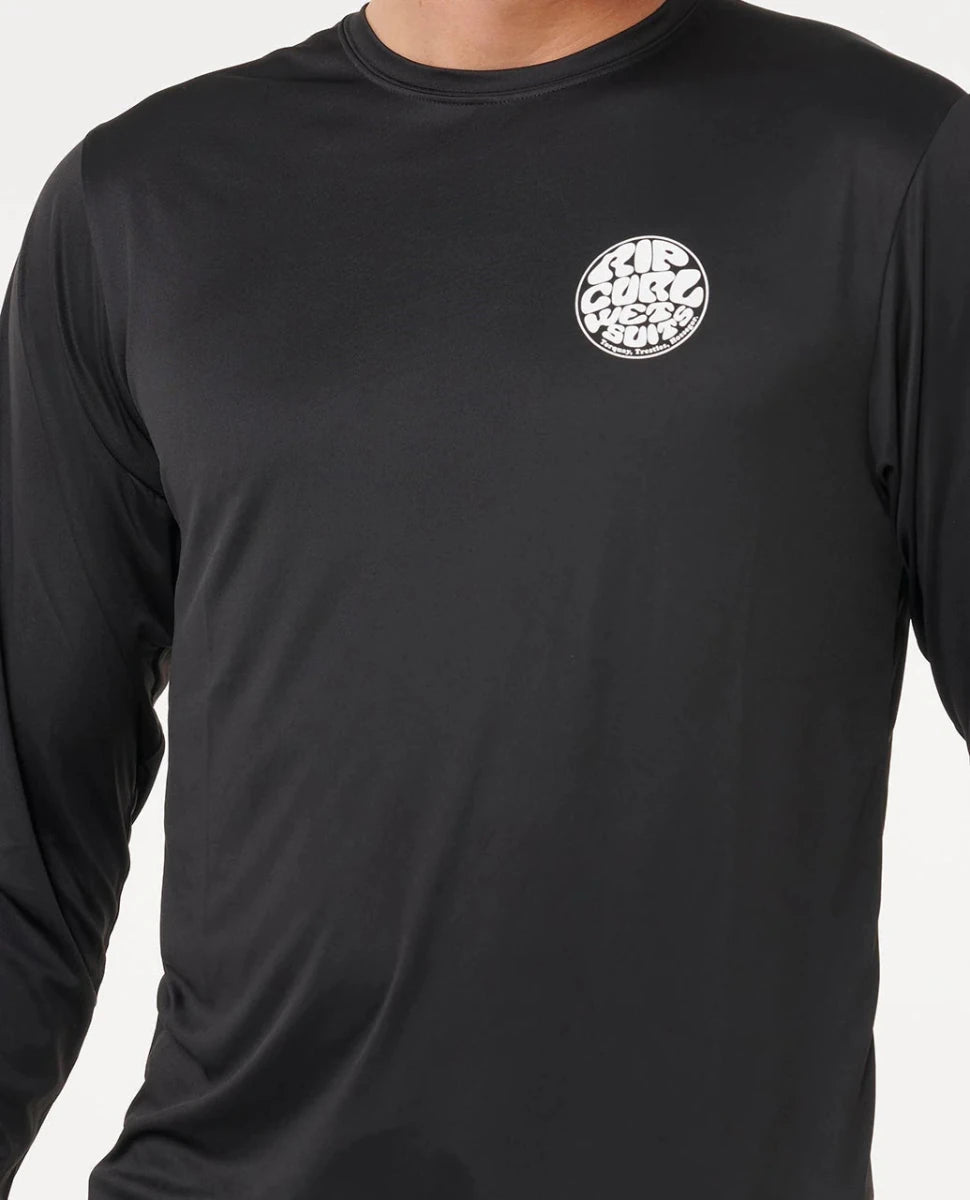 Rip Curl Icons Of Surflite UPF L/S UV trøjer - Herre - Black