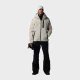 Corduroy Isoleret Skijakke - Herre - Silver Cloud