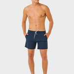 Offset Daily Badeshorts - Herre - Navy - Gumpel & Co