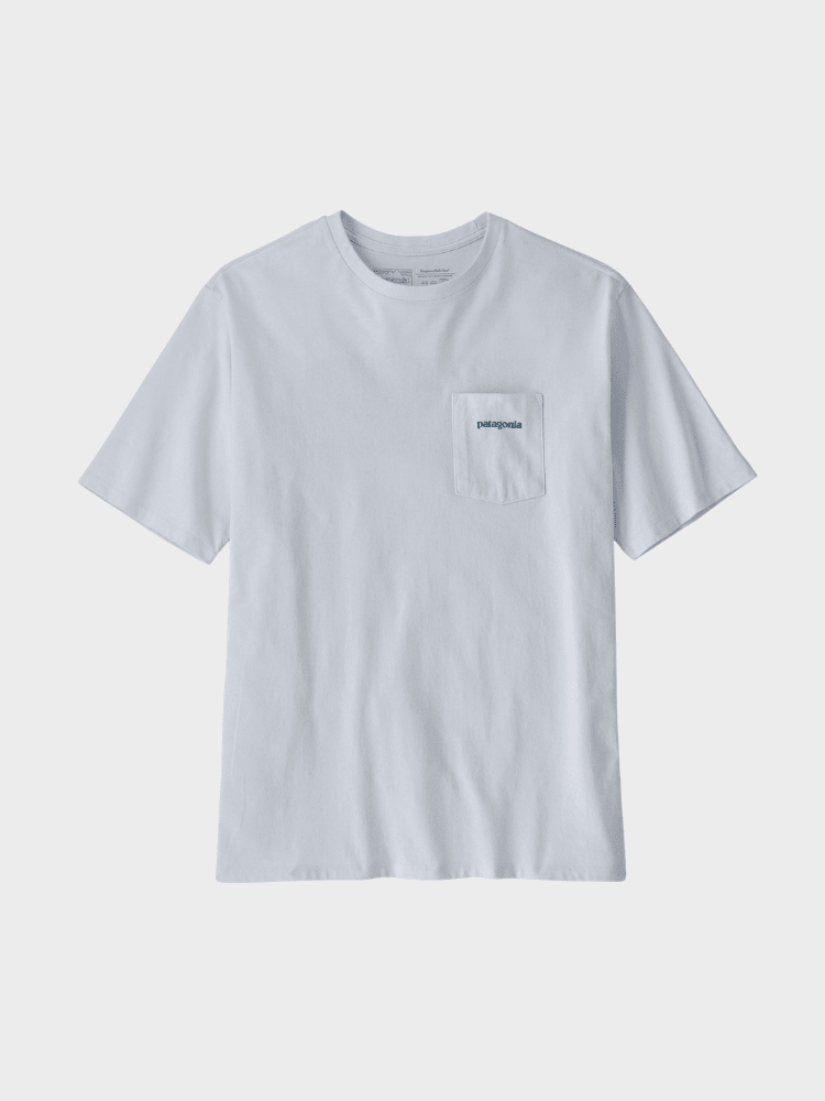 Patagonia Responsibili Tshirt - Herre - Boardshort Logo / Hvid