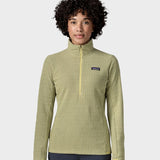 R1 Air Zip Neck - Dame - Vellum Green
