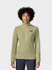R1 Air Zip Neck - Dame - Vellum Green